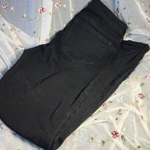 Old Navy Kicker Boot Cut Mid-Rise Black Jeans